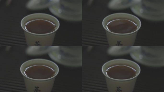 茶水落入茶杯 1080p 50
