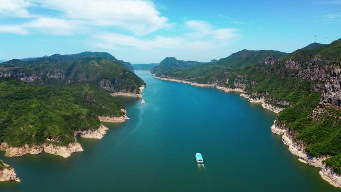 济源黄河三峡游轮风光