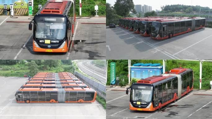 扬子江电动公交车武汉BRT