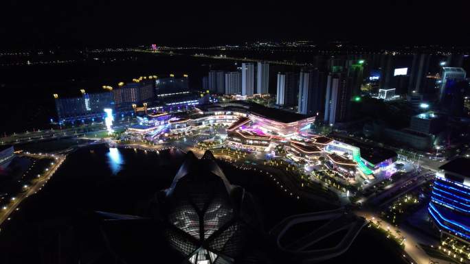 金湾华发商都夜景