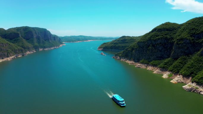 济源黄河三峡游轮风光