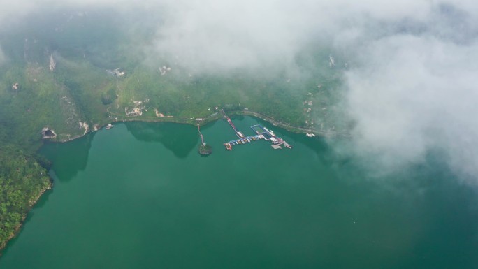 4K航拍上林大龙湖景区