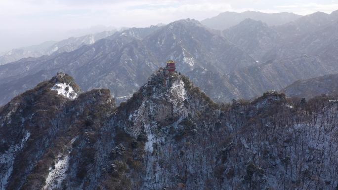 陕西秦岭山脉南五台航拍