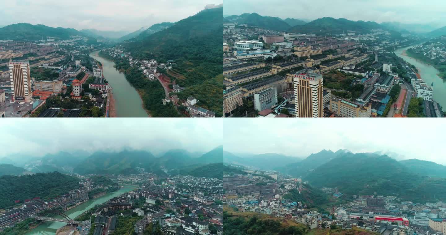 烟雨水墨 茅台镇