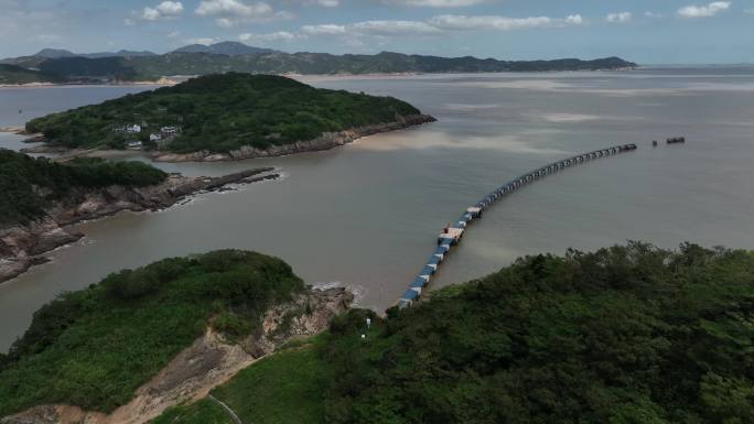 舟山群岛 马跳头农业村4K航拍