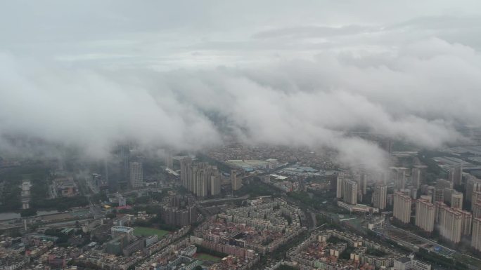 台风天穿云，北滘新城延时