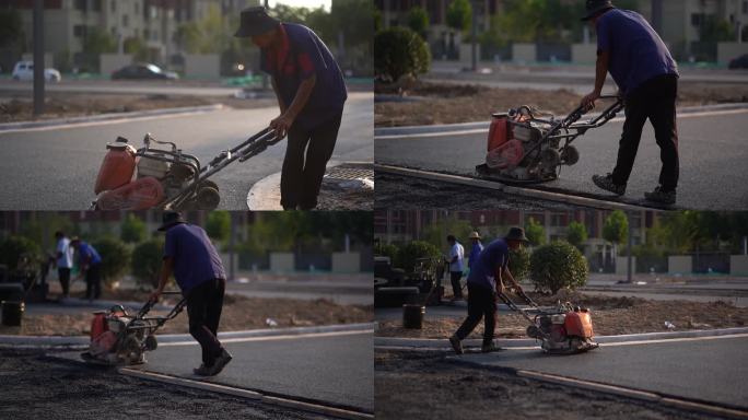 市政园林工程-园区道路铺建