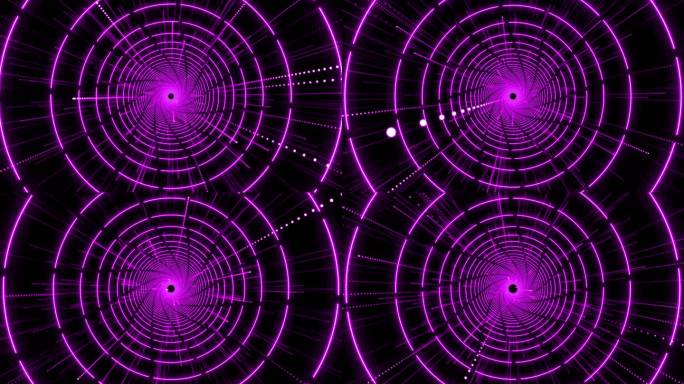 4K粒子正方形空间感穿梭粉紫色10