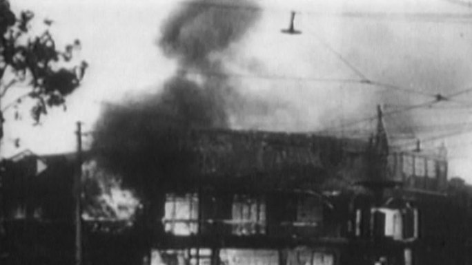 抗日战争 空袭 海军轰炸上海