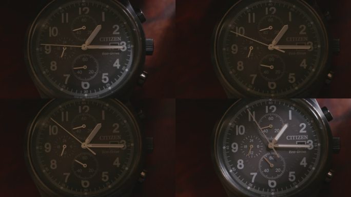【4K 50FPS】手表扫光，时间流逝