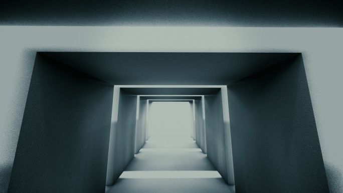 黑白建筑光影多镜头组合素材