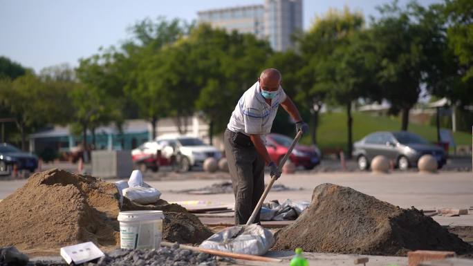 市政园林工程-广场地面养护