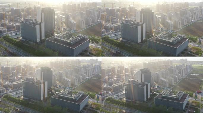 4K原素材-开发建设中的上海临港新片区