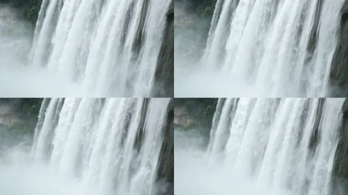 中国黄果树瀑布丰水期的瀑布