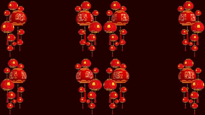 灯笼 2023 新年 新春 红色 灯笼串