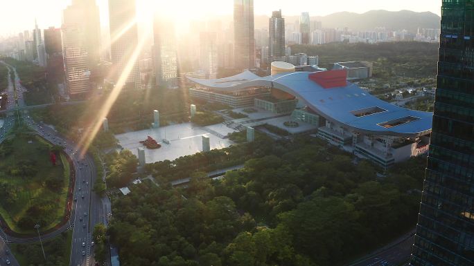 深圳福田大景cbd市民中心