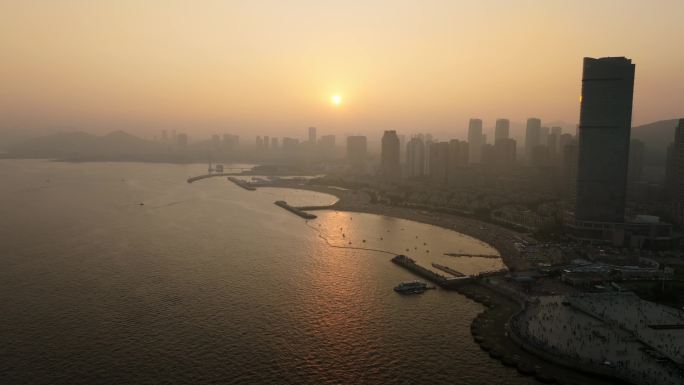 大连星海湾海滩