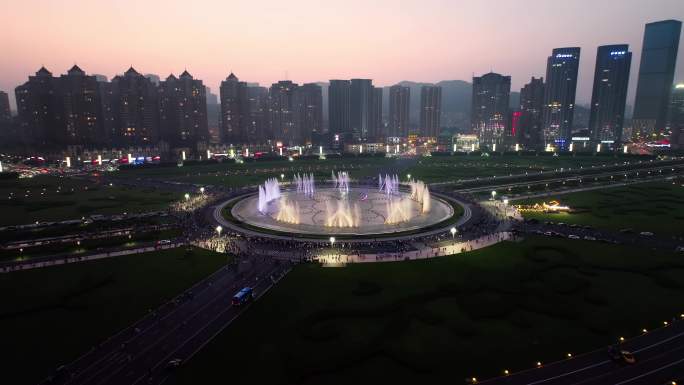 大连星海广场夜景