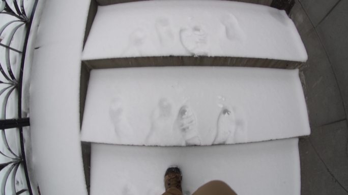 雪地行走