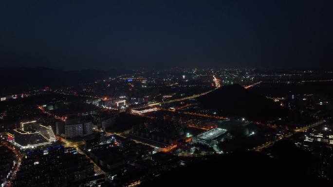 城市夜景 转塘街道 杭州 之江