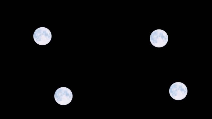 月亮动画明月月色特写
