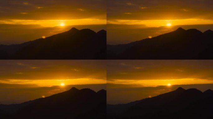 唯美夕阳太阳落山夕阳余晖晚霞落日