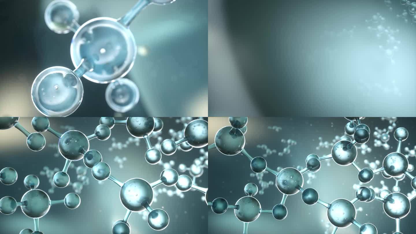 科技化妆生物细胞分子活力动画工程