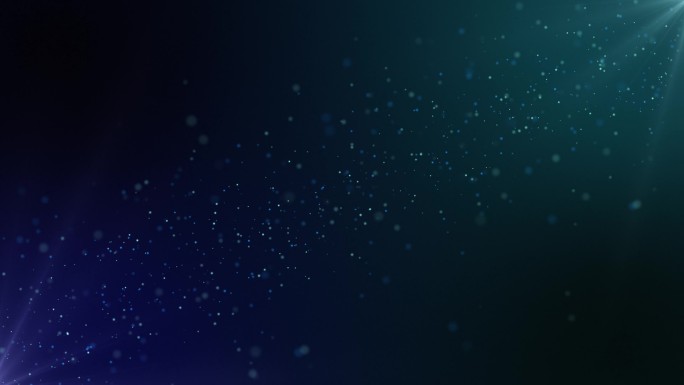 粒子蓝绿松石事件游戏预告片电影音乐会舞台背景循环库存视频