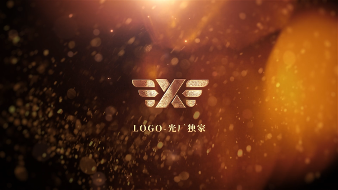 X字母翅膀LOGO演绎