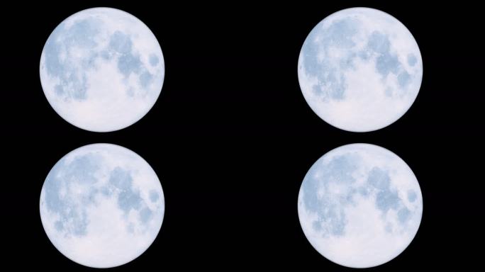 超级月亮圆月亮月球特写