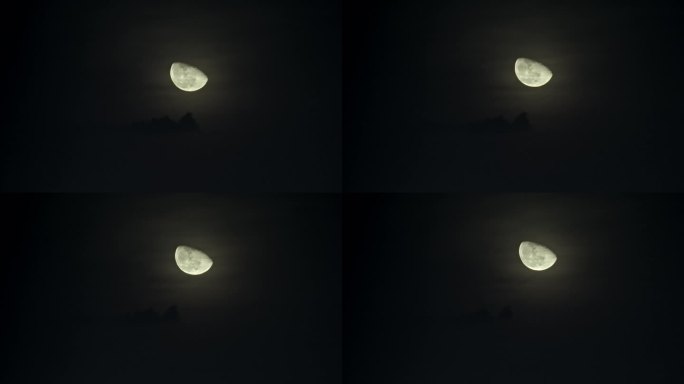 月亮实拍素材02