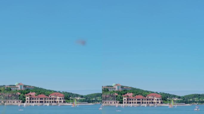 大海别墅海岛和蜻蜓