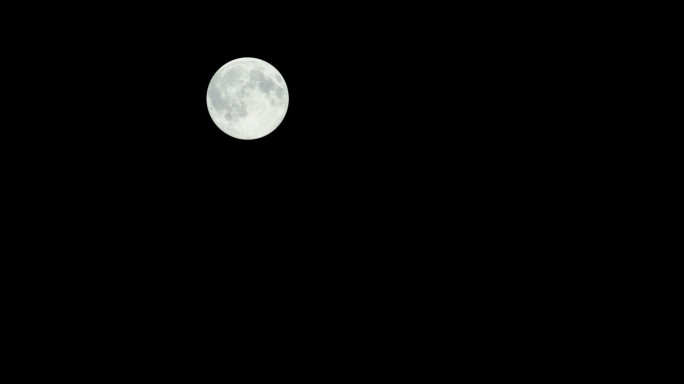 月亮动画明月满月特写