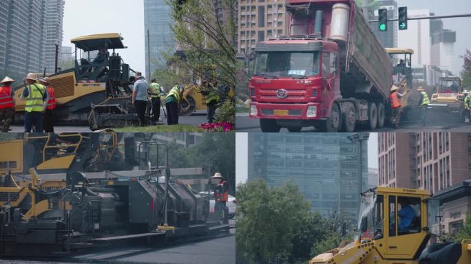 板油路道路建设