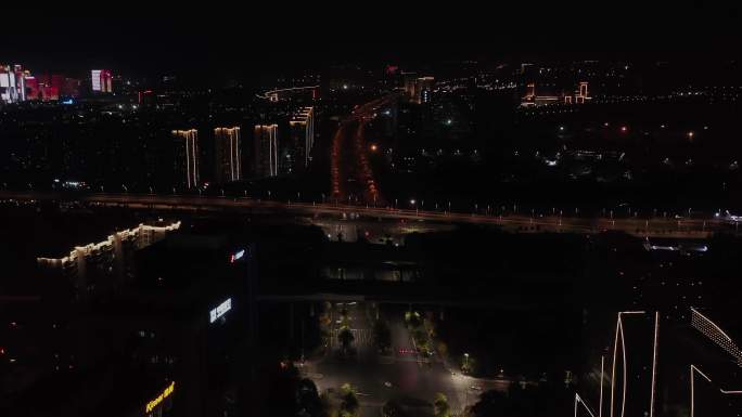 郑州夜景航拍