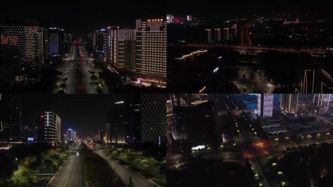 郑州夜景航拍