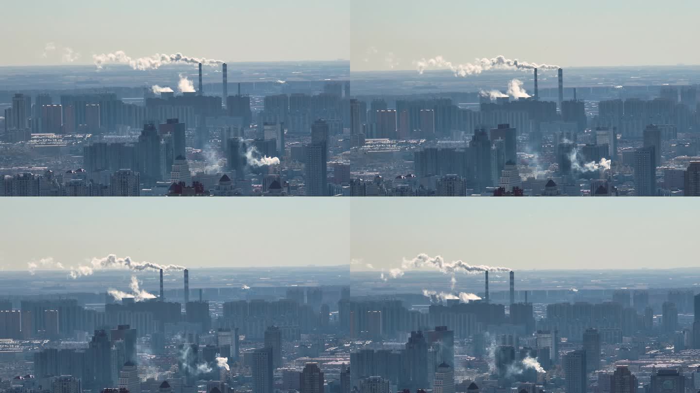 哈尔滨工业城市建筑烟囱冬季供暖