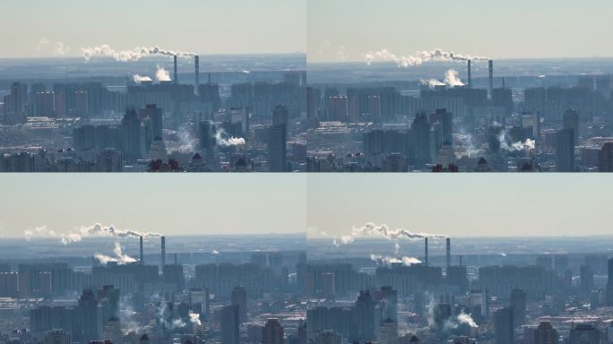 哈尔滨工业城市建筑烟囱冬季供暖