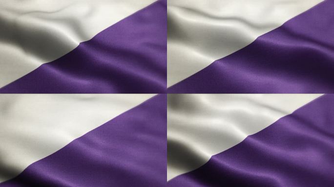 无名紫色和白色可循环的运动队挥舞国旗动画背景库存视频-国家运动队、足球、足球、篮球、橄榄球、排球、棒