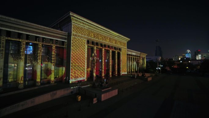 河北省博物院夜景灯光秀