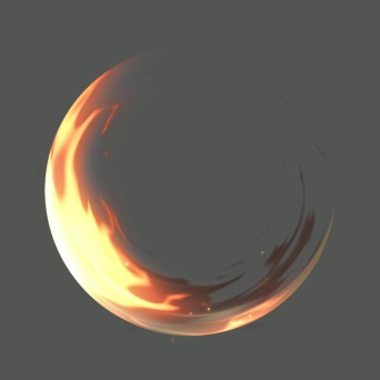 刀光特效火焰刀光 斩击 剑 纯ae无素材ae模板