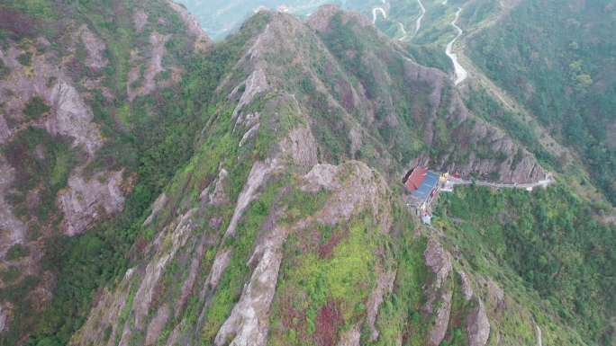 浙江临海杜桥九龙洞航拍视频