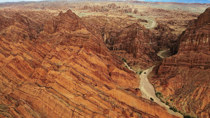 新疆-库车大峡谷-航拍