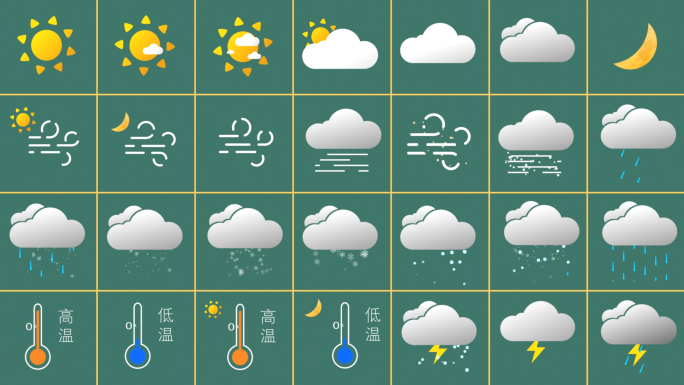 天气icon预览