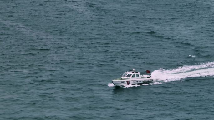 原创宣传片海警船海巡素材