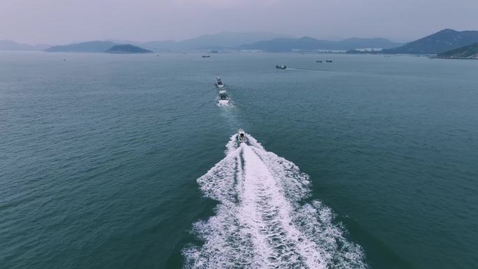 原创宣传片海警船海巡素材