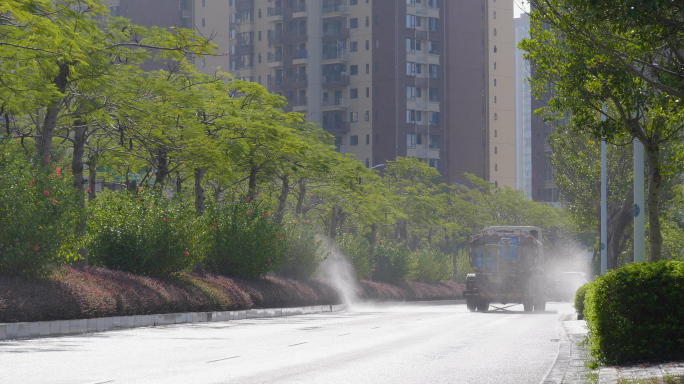 道路洒水- 道路清洗