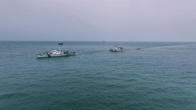 原创宣传片海警船海巡素材