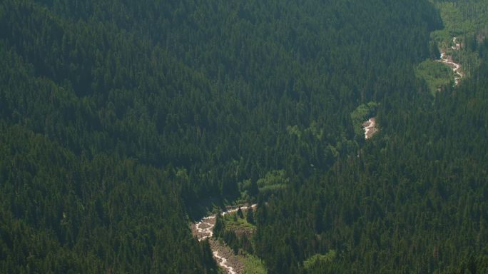 俄勒冈州胡德山冰川径流