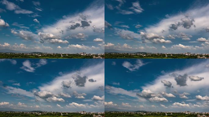 雨后阳光 天空云彩